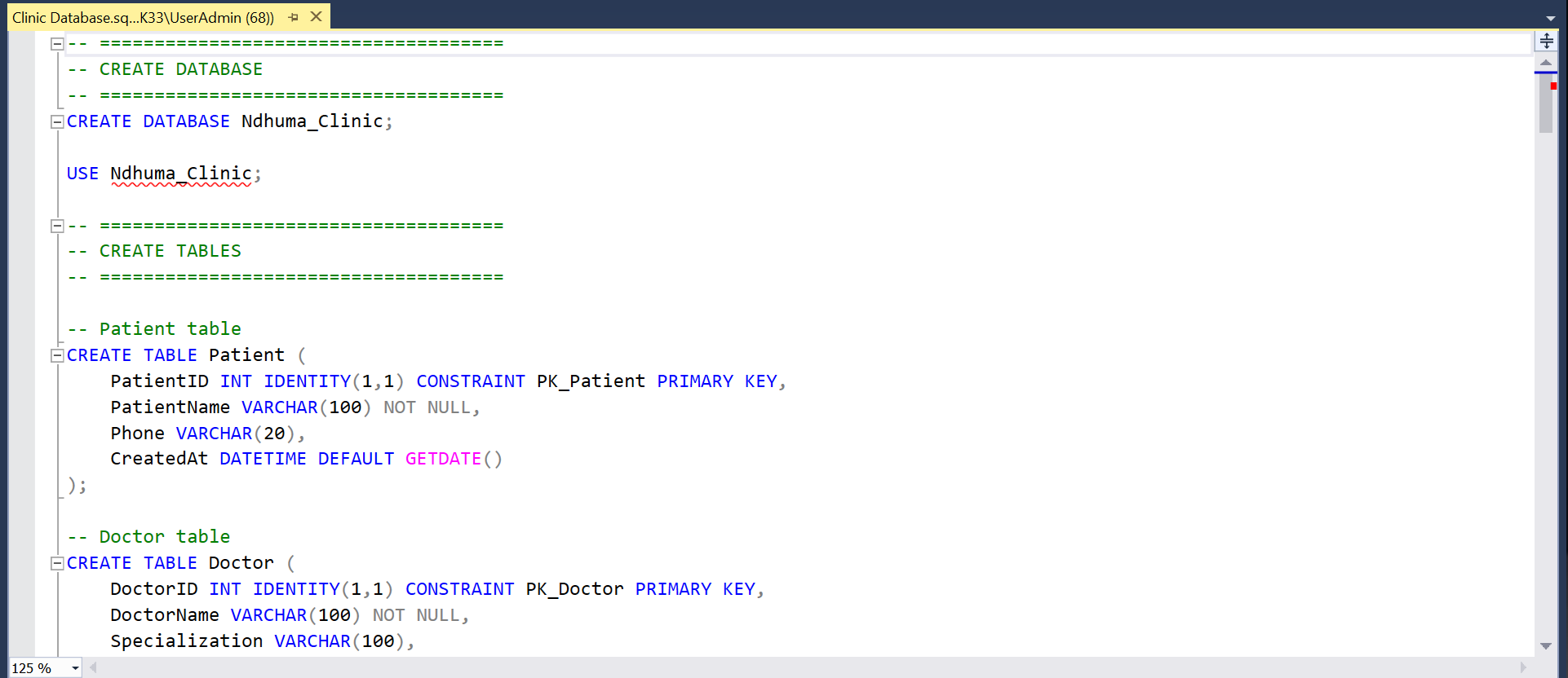 CDS project preview